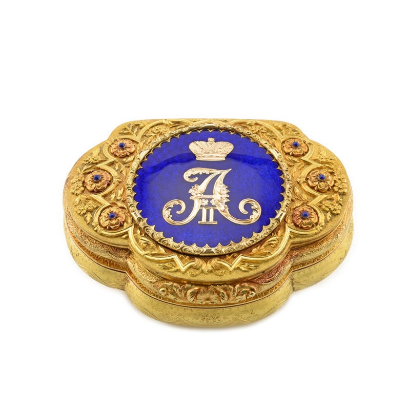 Alexander II Imperial Presentation Gold Snuff Box