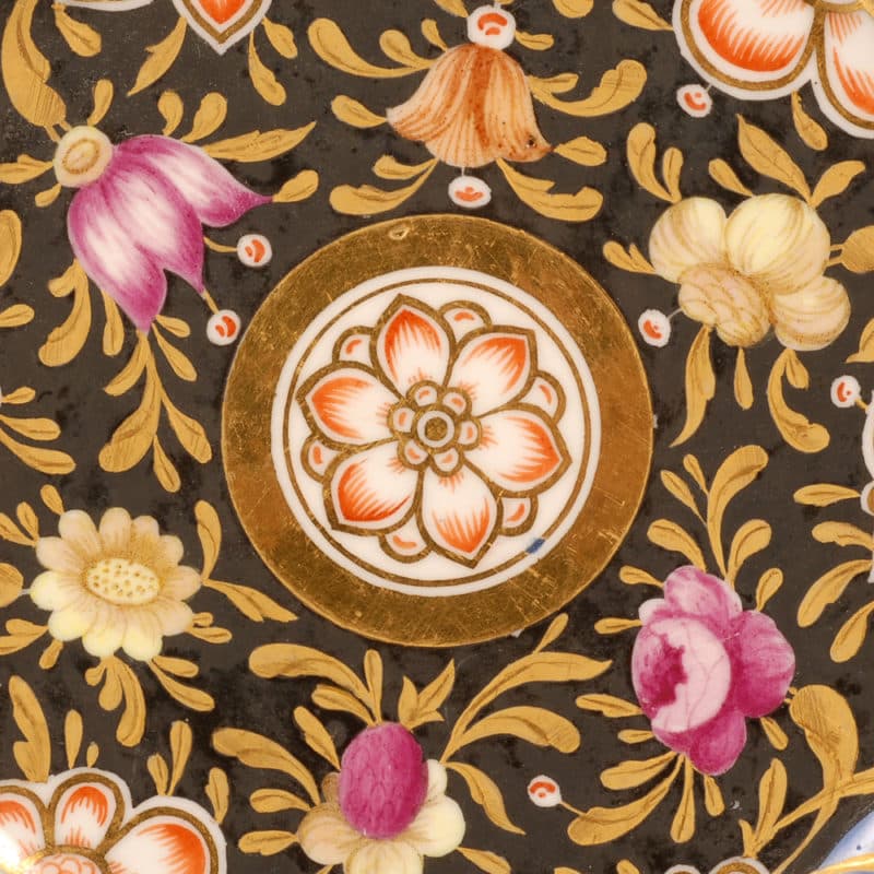 Russian Imperial Porcelain Factory floral plate in Persian taste - Image 2
