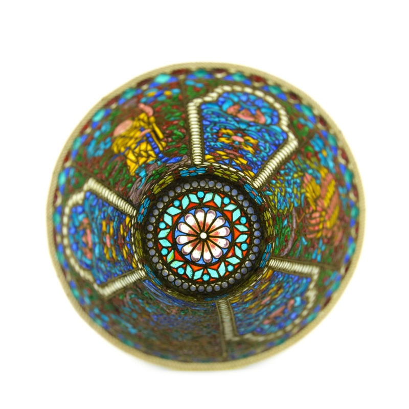 Ovchinnikov plique-à-jour enamel beaker - Image 5