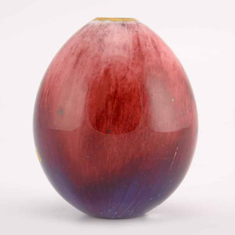 Russian Imperial Porcelain Factory Maria Feodorovna Cipher Egg - Image 2