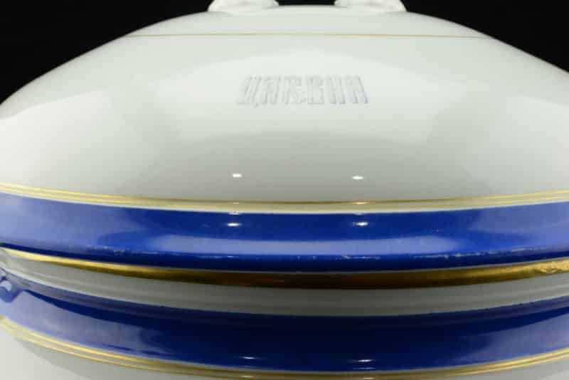 Russian Imperial Porcelain Factory Imperial Yacht Tsarevna Service Soup Tureen - Image 3