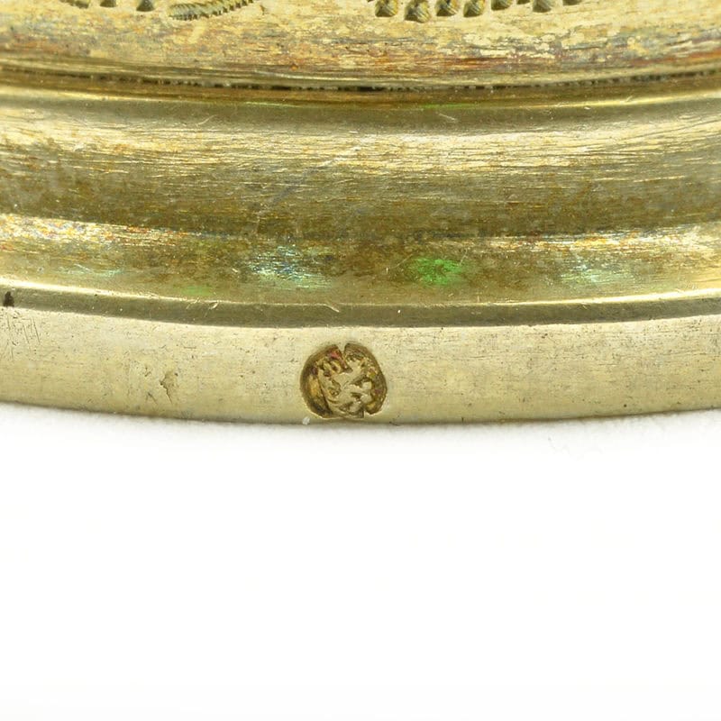 A set of six Russian gilded silver & plique-à-jour enamel miniature tea glass holders - Image 9