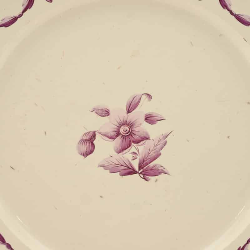 Catherine the Great Queen's Ware Husk Service Plate Addition from the Poskochin Factory - Image 4