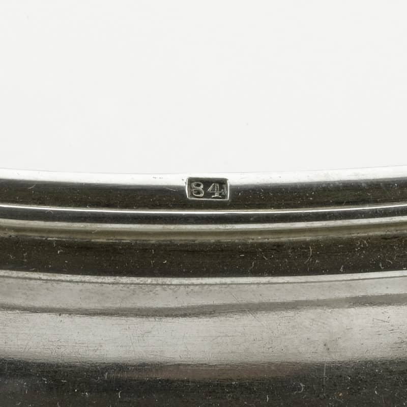 A large Russian silver & niello armorial tray - Image 3