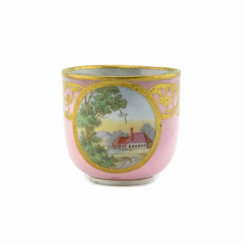 Russian Imperial Porcelain Factory Cabinet Cup and Saucer - Image 3