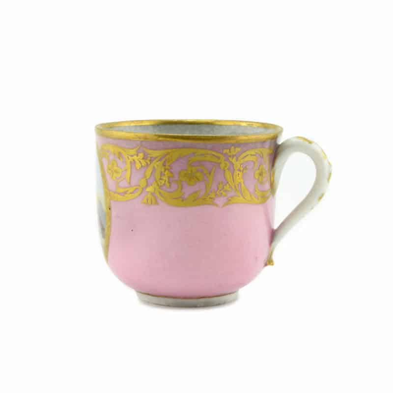 Russian Imperial Porcelain Factory Cabinet Cup and Saucer - Image 4