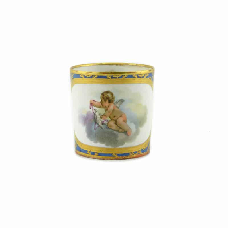 Russian Imperial Porcelain Factory Cabinet Cup and Saucer - Image 2