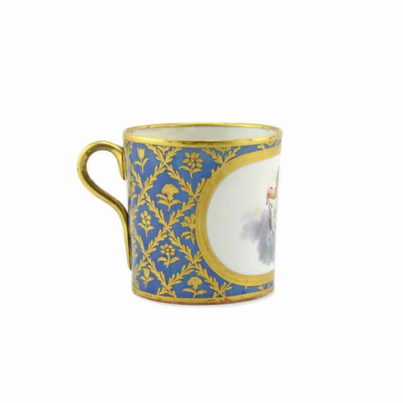 Russian Imperial Porcelain Factory Cabinet Cup and Saucer - Image 3