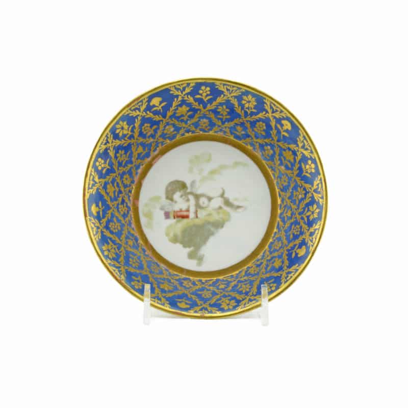 Russian Imperial Porcelain Factory Cabinet Cup and Saucer - Image 5