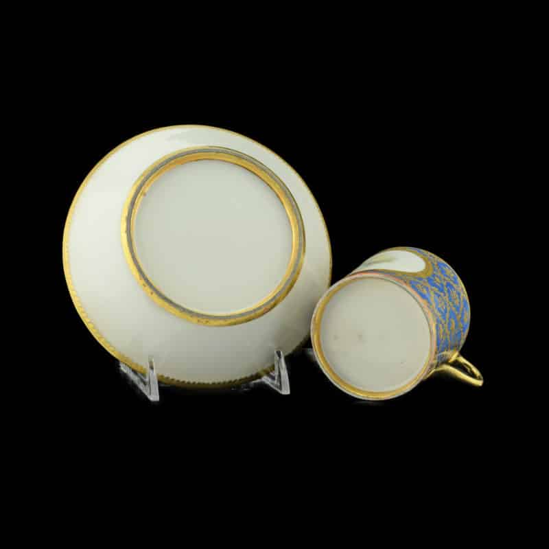 Russian Imperial Porcelain Factory Cabinet Cup and Saucer - Image 6