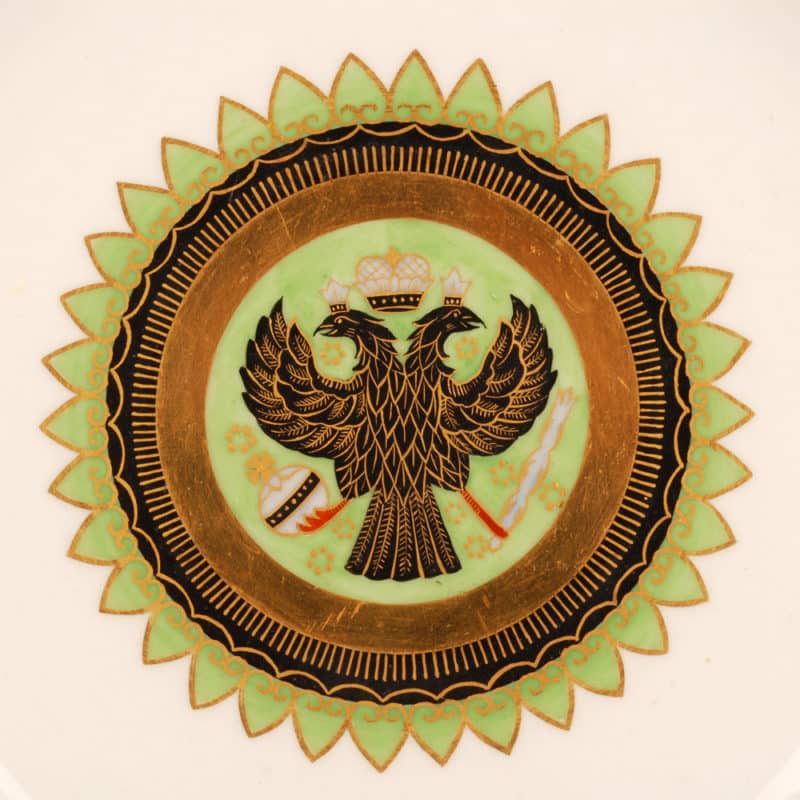 Russian Imperial Porcelain Factory Kremlin Service Compotes - Image 5