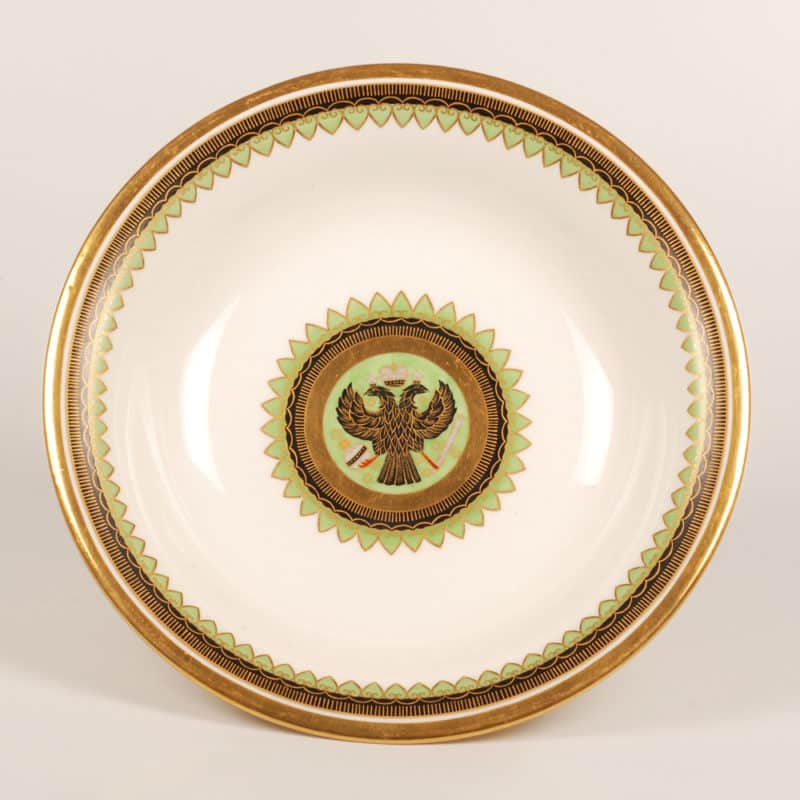 Russian Imperial Porcelain Factory Kremlin Service Compotes - Image 8