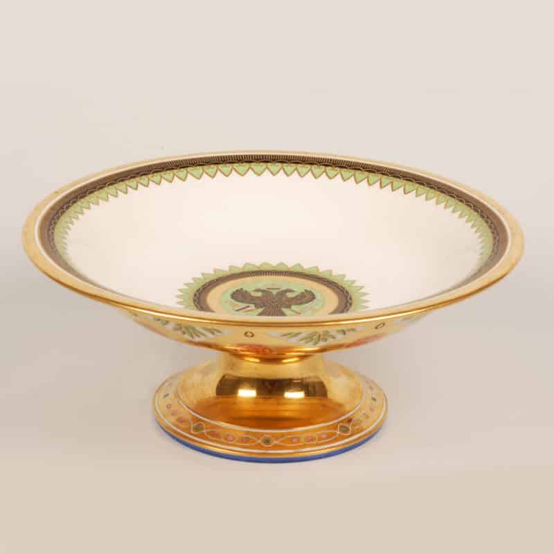 Russian Imperial Porcelain Factory Kremlin Service Compotes - Image 3