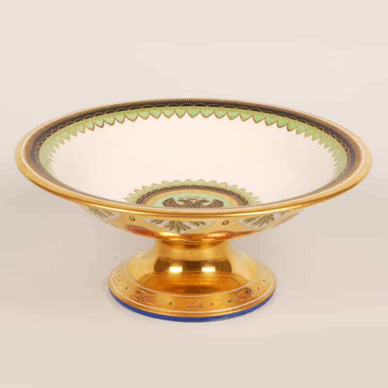Russian Imperial Porcelain Factory Kremlin Service Compotes - Image 6