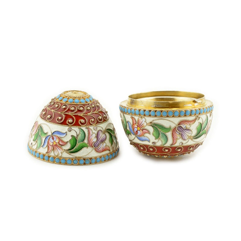 Nikolai Alekseev Enamel Egg - Image 2