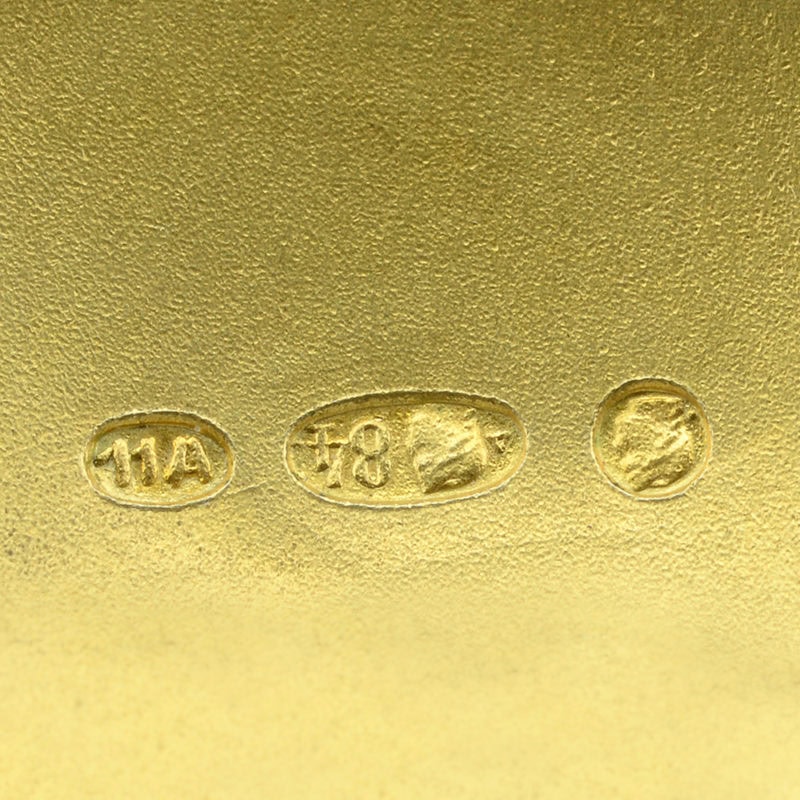 11th Artel Art Nouveau shaded cloisonné enamel kovsh - Image 4