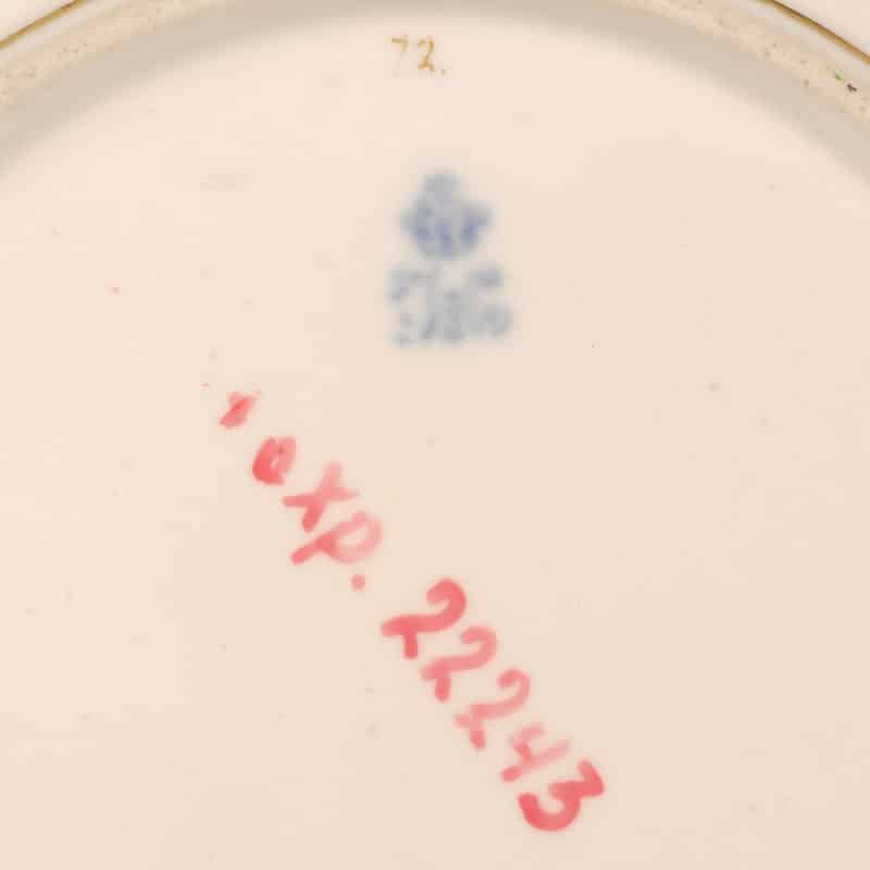 Russian Imperial Porcelain Factory Kremlin Service Dessert Plate - Image 2