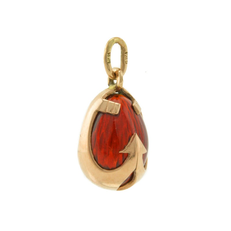 Faberge Gold Pendant Egg - Image 2
