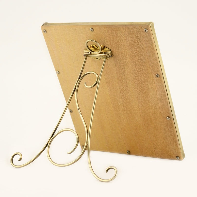 A Fabergé Wigström guilloché enamel photograph frame - Image 3