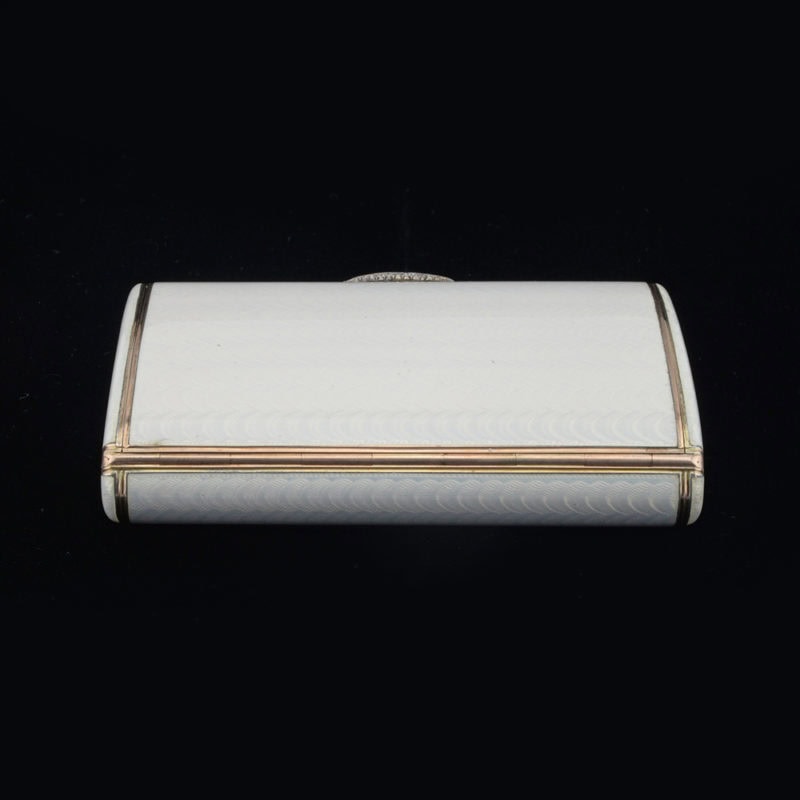 Fabergé Hollming guilloché enamel cigarette case - Image 3