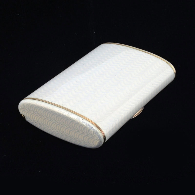 Fabergé Hollming guilloché enamel cigarette case - Image 4