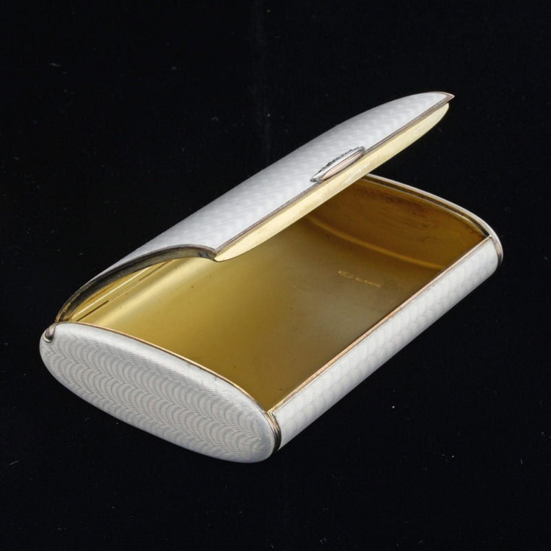 Fabergé Hollming guilloché enamel cigarette case - Image 5