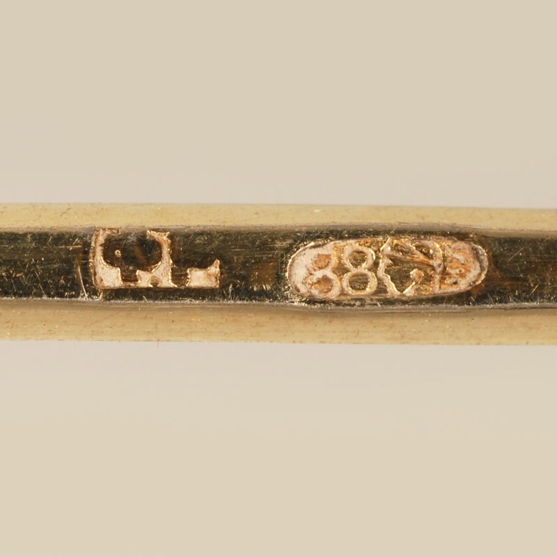 A set of 12 shaded cloisonné enamel spoons by Feodor Rückert - Image 5