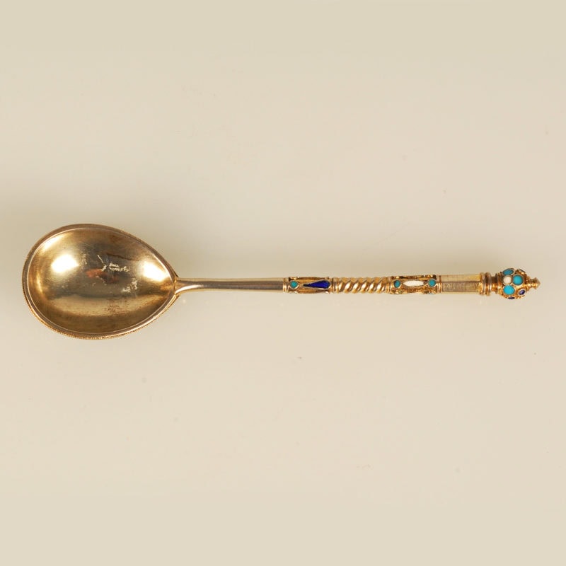 Ivan Saltykov En Plein Enamel Spoon - Image 4