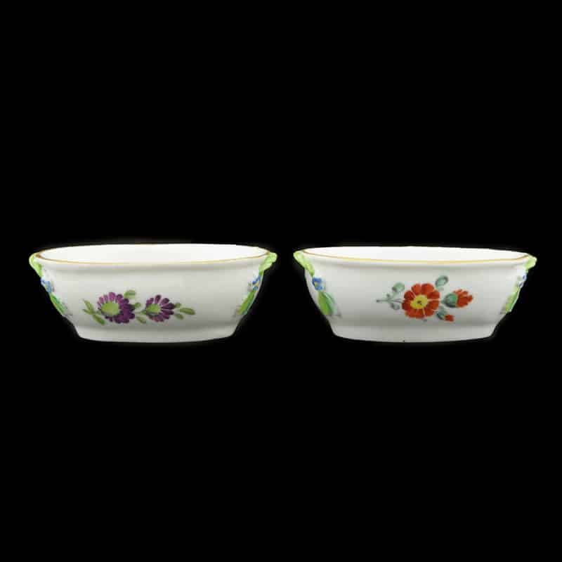 Russian Imperial Porcelain Factory E II Period Open Salts