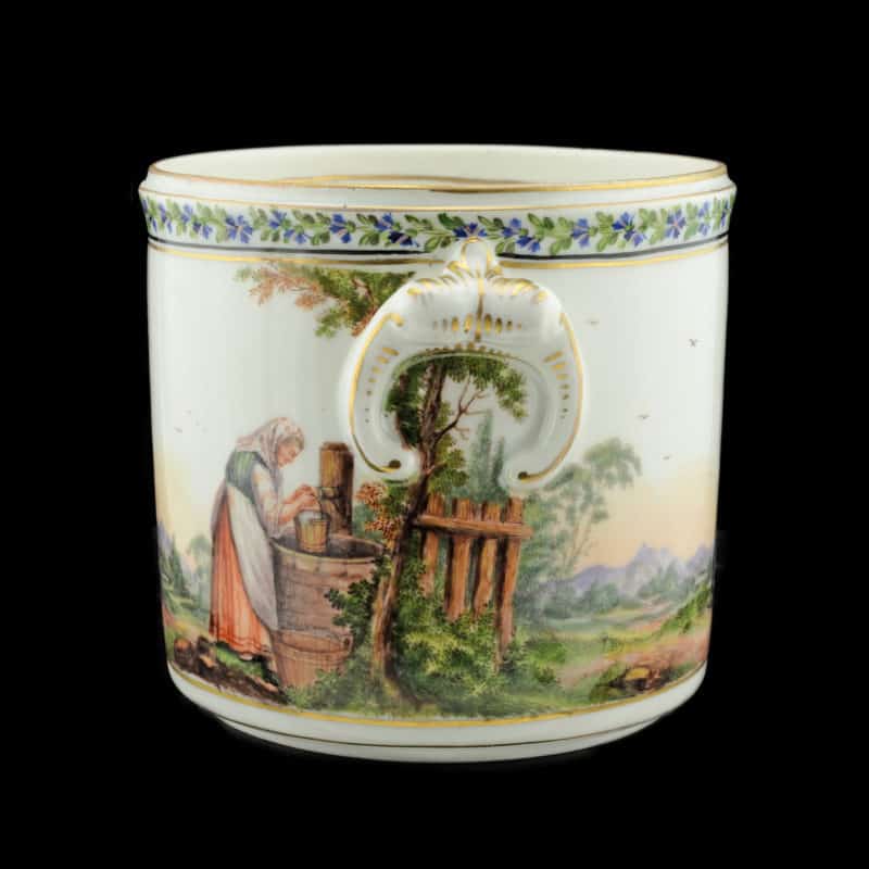 Russian Imperial Porcelain Factory Cache Pot - Image 2