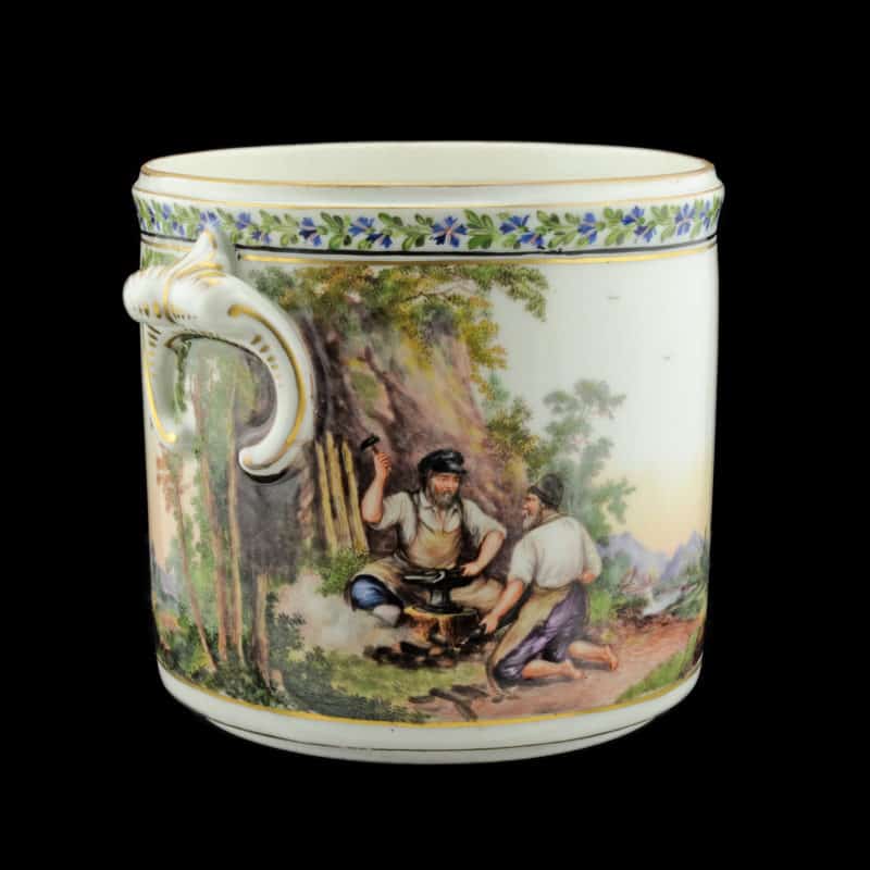 Russian Imperial Porcelain Factory Cache Pot - Image 3