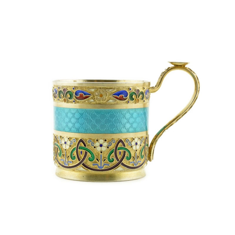 11th Artel Plique Cup & Saucer - Image 6