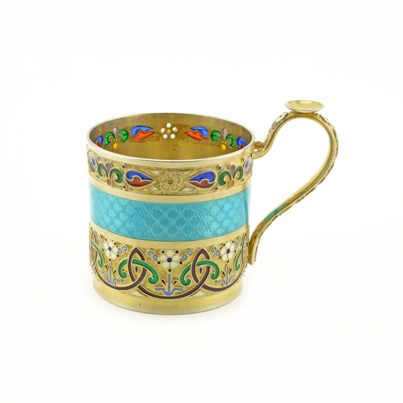 11th Artel Plique Cup & Saucer - Image 7