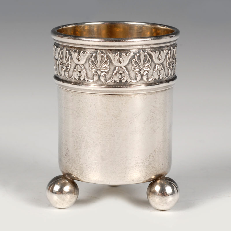 Fabergé Stephan Wäkevä silver vodka beaker