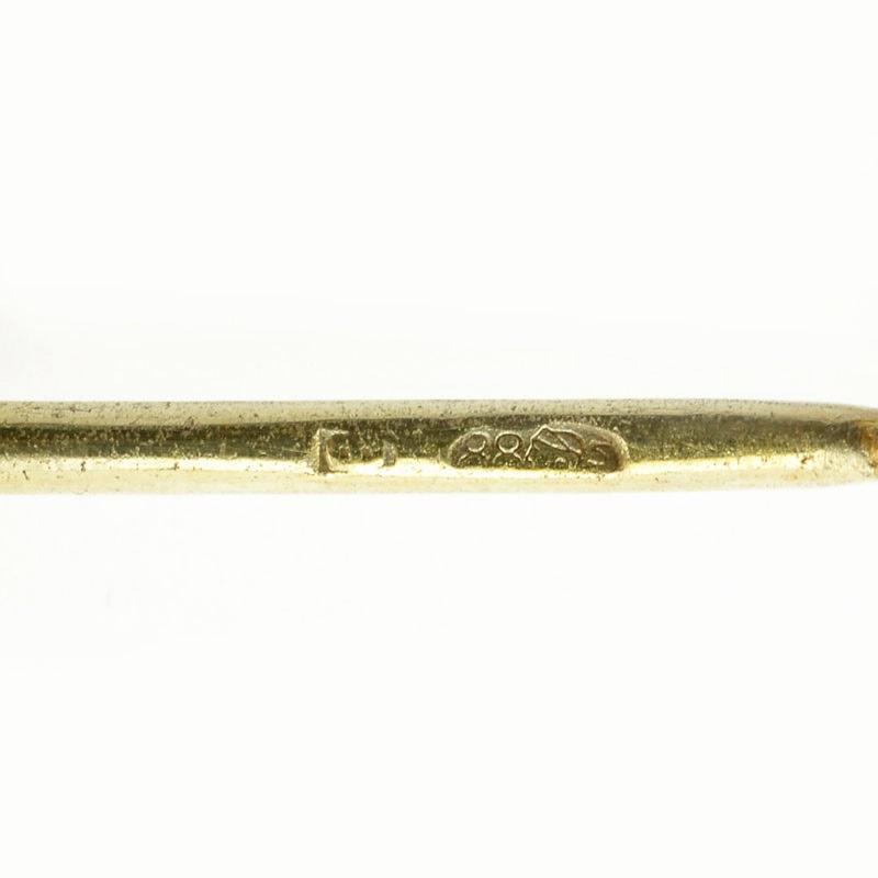 An assembled pair of Russian silver gilt and shaded cloisonné enamel open salts with two salt spoons by Feodor Rückert - Image 7