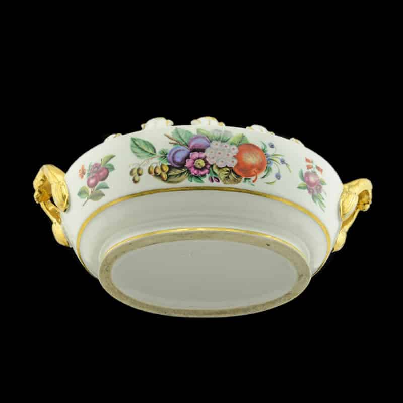 A rare Miklashevsky Factory porcelain wine glass cooler - Image 4