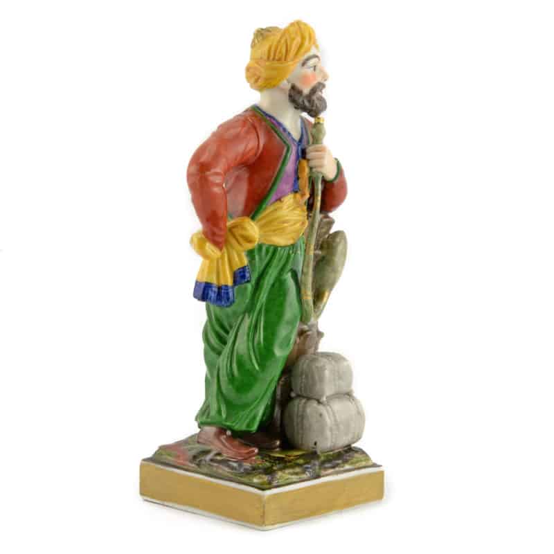 Russian Porcelain incense burner figure of a hookah smoker - Image 2