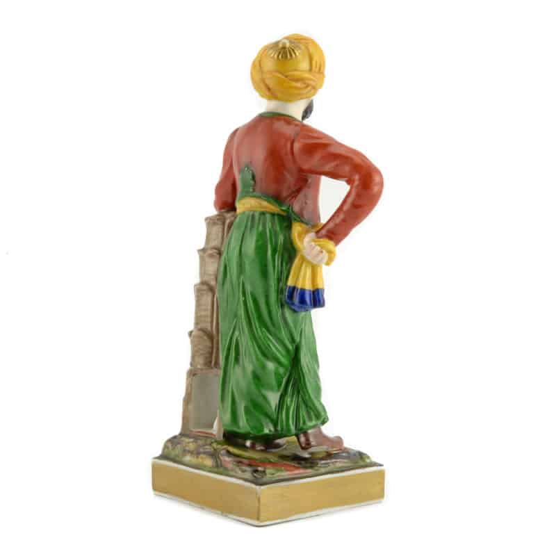 Russian Porcelain incense burner figure of a hookah smoker - Image 3