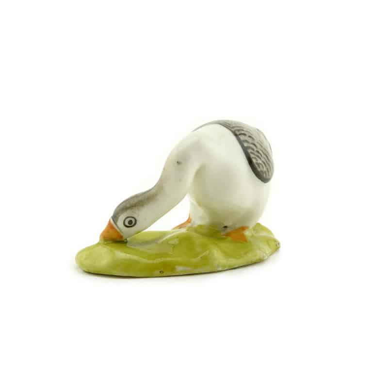 Early Kuznetsov Brothers Novokharitonovo Factory porcelain goose - Image 2