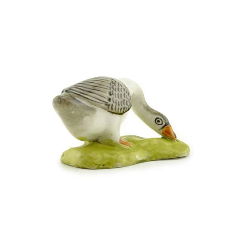 Early Kuznetsov Brothers Novokharitonovo Factory porcelain goose - Image 3