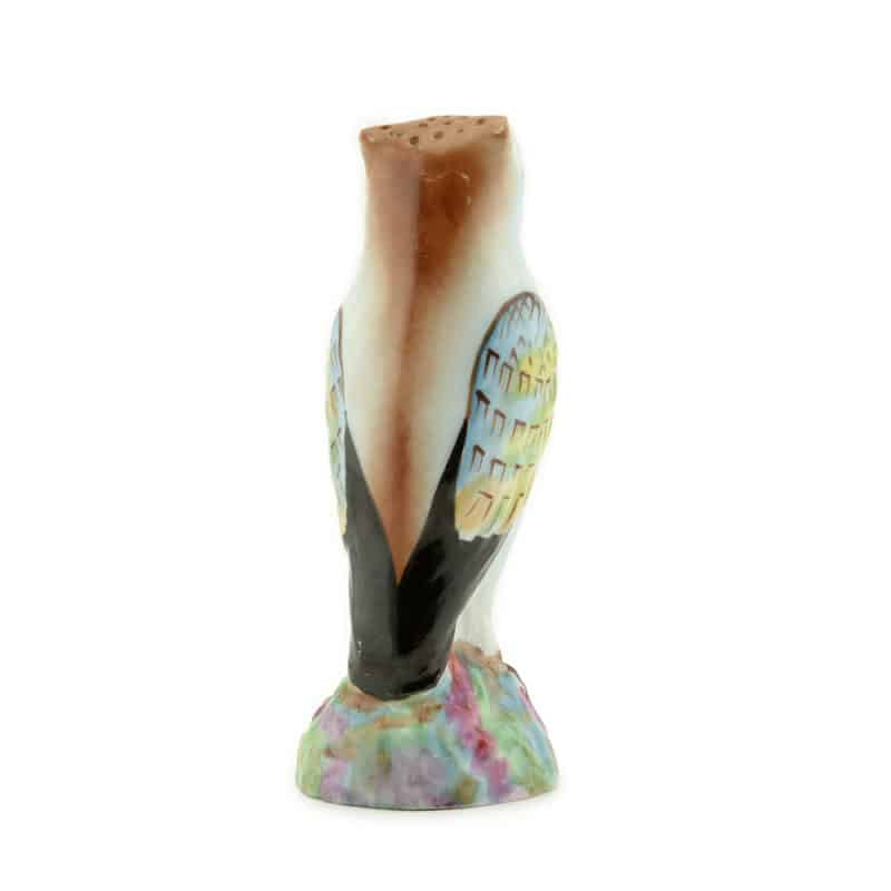 A Russian porcelain owl sand caster from Kuznetsov's factory in Tver - Image 3