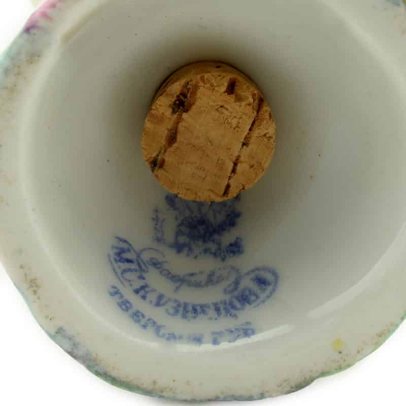 A Russian porcelain owl sand caster from Kuznetsov's factory in Tver - Image 4