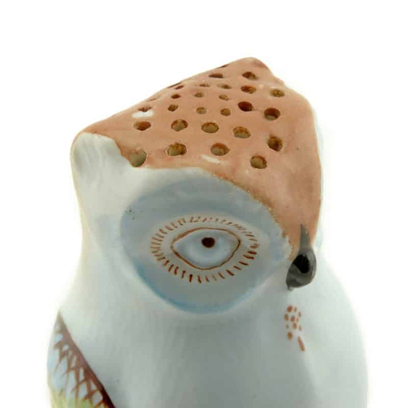 A Russian porcelain owl sand caster from Kuznetsov's factory in Tver - Image 5