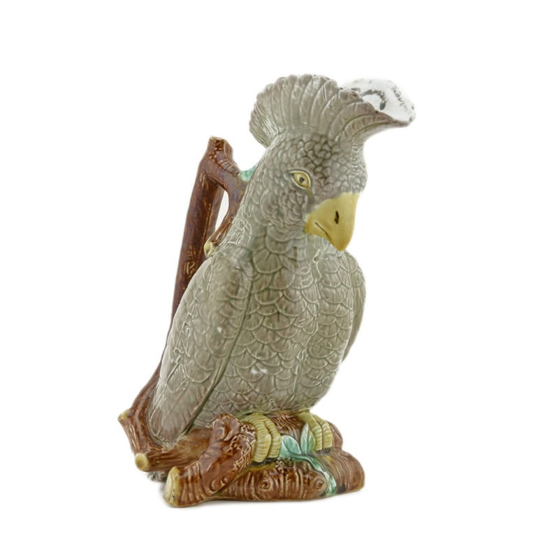 Kuznetsov Factory Majolica Figural Pitcher