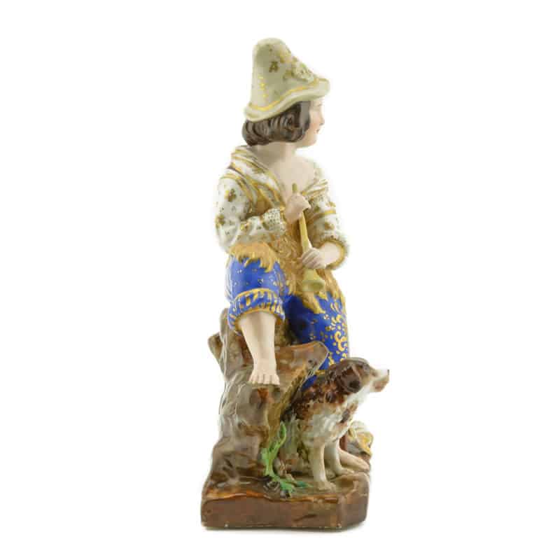 Antique Russian figure of a shepherd boy by Kornilov Brothers Manufactory - Image 3