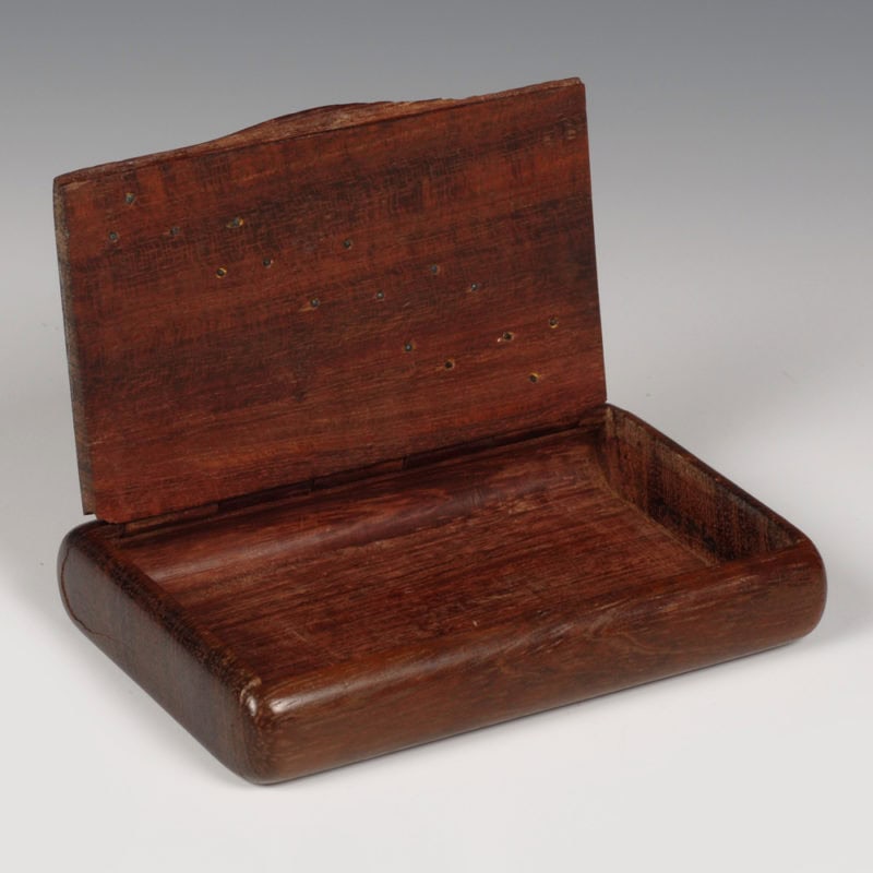 Fabergé two-color gold-mounted palisander wood cigarette case - Image 4