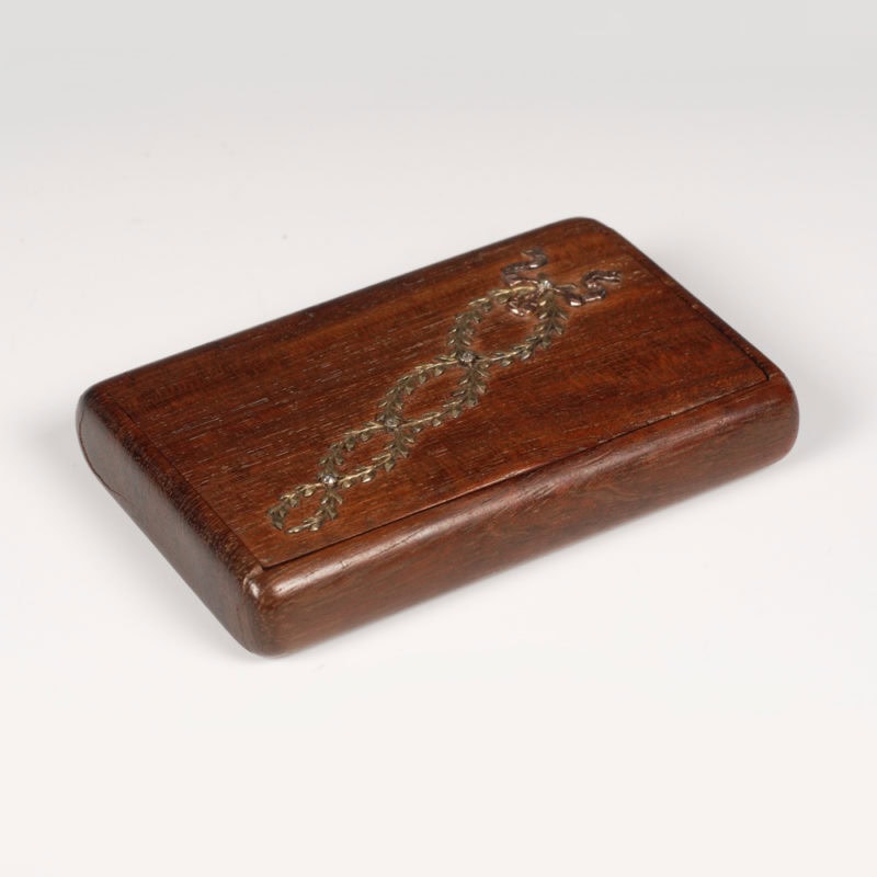 Fabergé two-color gold-mounted palisander wood cigarette case - Image 2