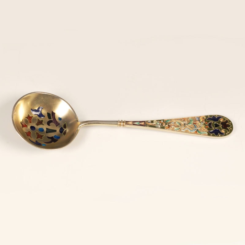 6th Artel Plique Enamel Serving Spoon - Image 3