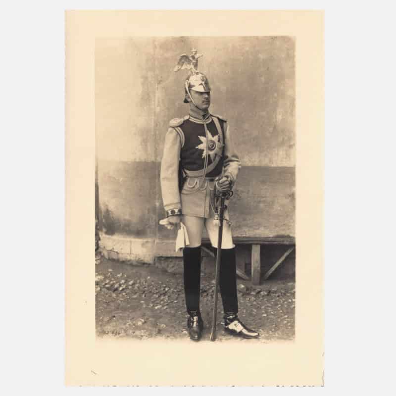 Russian Photocard of Chevalier Guard Baron Carl Gustaf Emil Mannerheim