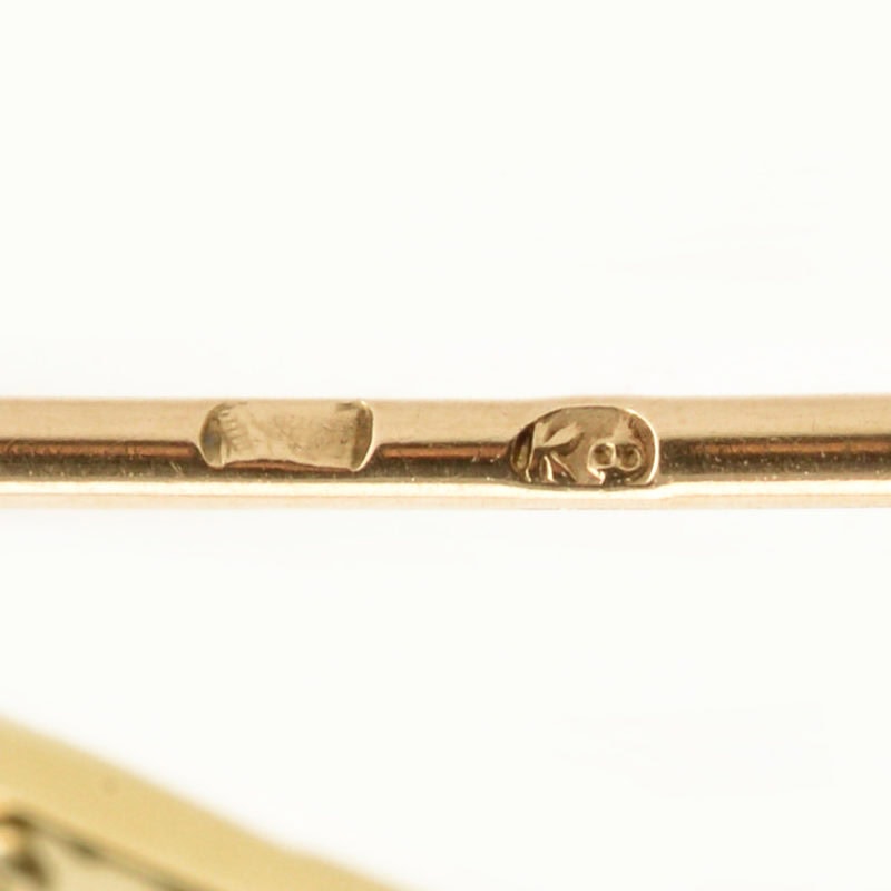 A Fabergé two-color gold, moonstone, & diamond brooch - Image 4